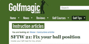 Golf Magic tuition